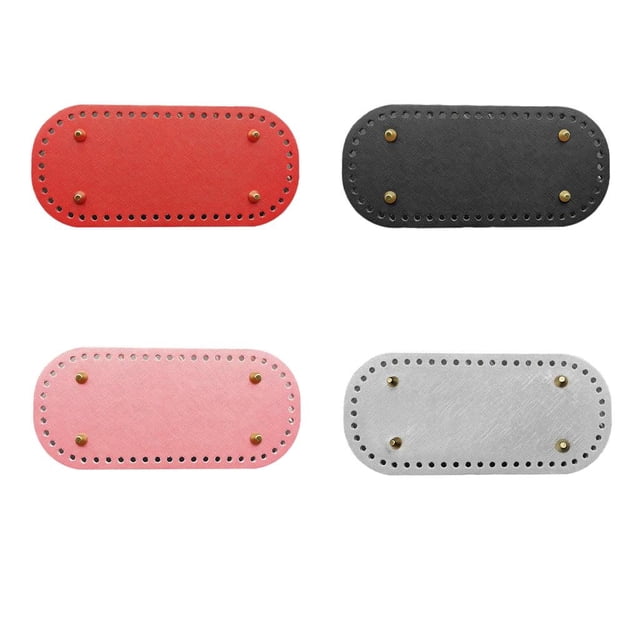 fondos de bolsas para crochet Alfombrilla Inferior De Cuero Para Bolsos De Bricolaje, Para Hacer Bolsos, Rojo, Rojo Negro Plata Rosa Magideal fondos de bolsas para crochet