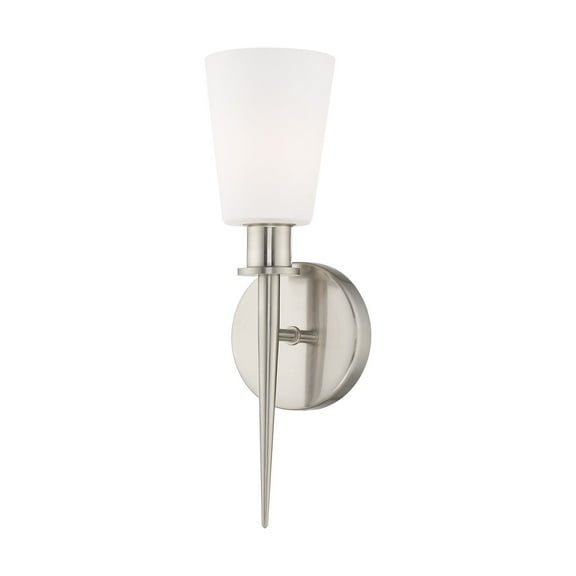 Livex Lighting Witten ADA Wall Sconce in Brushed Nickel