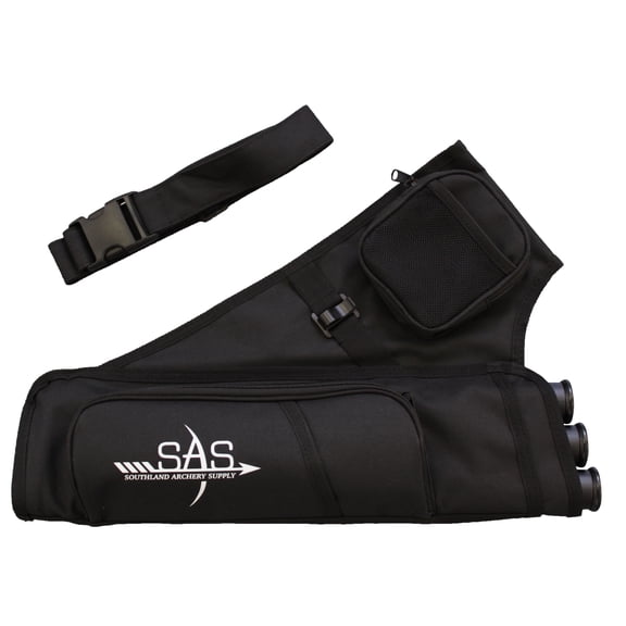 SAS 3 Tube Archery Target Quiver Range With Belt RH