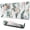 Pioneer Flower Floral-3, variant on Long Mouse Pads for Desk,Pioneer Flower Floral Print Pattern Desk Mats on Top Of Desks, Desk Mouse Pad Extra Large with 3mm Non-Slip Base and Stitched Edge for Gaming,Office,Work,Home 31.5"x11.8"