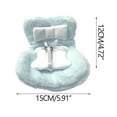 thumbnail image 3 of SNGMN Car Decorations Car Seat for Dolls with Soft Furry Cushion Have a Seat Clips onto Car Air Vent Includes Seat Leg for Desktop Display, 3 of 6
