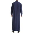 thumbnail image 5 of JXMVOJ Men's Muslim Robe Arab Middle Robe Long Style Long Sleeve Pullover Long Shirt Fashion Casual Robe, 5 of 8