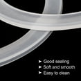 thumbnail image 4 of Ucxell 86mm Rubber Gasket, 12 Pack Silicone Seals for Glass Jars, Wide Mouth Leak Proof Fits Canning Lids (White), 4 of 7