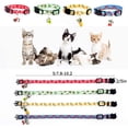 thumbnail image 4 of Breakaway Cat Collar with Bell, 4 Pack Safety Adjustable Cat Collars Set, 4 of 9
