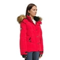 thumbnail image 3 of Canada Weather Gear Women's Classic Puffer Jacket with Faux Fur Trim Hood, 3 of 7