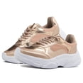 thumbnail image 1 of Tenis Para Dama En Oro Rosado Con Suela EVA Antiderrapante dorado 24, 1 of 6