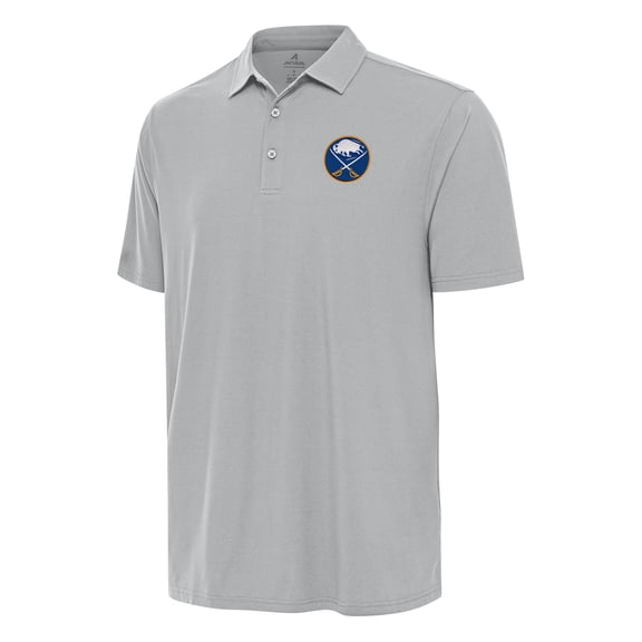 Men's Antigua Gray Buffalo Sabres Era Polo