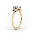 thumbnail image 2 of vylahjewellery Oval Cut Moissanite Engagement Ring with Marquise Side Stones 14K Vermeil Yellow Gold Anniversary Rings Vintage Wedding Promise Gift Ring for Women, 2 of 6