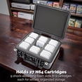 thumbnail image 4 of CASEMATIX N64 Game Storage Case Fits 27 N64 Cartridges – Hard Shell Cartridge Case with 9 Precut Compartments, Waterproof Retro Game Holder for Secure N64 Game Storage, 4 of 8