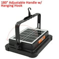 thumbnail image 6 of Wideskall 100W Portable Rechargable Solar Panel LED Work Light with 3 Brightness Level, 10000LM 8400mAh IP66 Waterproof Outdoor Flood Light, 6 of 10