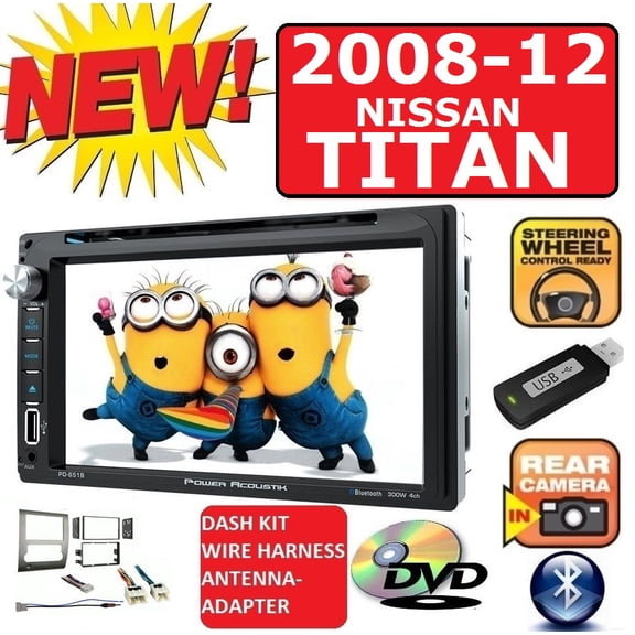 FITS/FOR NISSAN TOUCHSCREEN BLUETOOTH USB SD AUX CAR RADIO STEREO PACKAGE