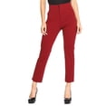 thumbnail image 1 of Pantalón Mujer Moda Casual Formal Cintura Alta Cómodo Vino vino CH Incógnita 550379, 1 of 5
