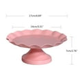 thumbnail image 3 of Round Cake Stand Metal Cakes Display Stand Dessert Cupcake Displays for Graduation Wedding Birthday Anniversary, 3 of 9