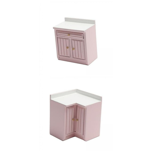 2 Piezas 1:12 Casa de pequeña sala Lindo Muebles Rosas Niños Jugar Piezas de Decoración