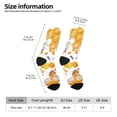 thumbnail image 2 of KLL Honey Bee Set Print Cool Socks Men's Women's Crew Socks Funny Crazy Novelty Stockings, 2 of 6