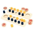 thumbnail image 1 of Jeu de Comptage en Bois avec Sac de Rangement Dix Grilles Tri Éducatif des Chiffres Jeu de Mathématiques, 1 of 8