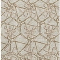 thumbnail image 4 of HomeRoots 675278 5 x 8 ft. Beige, Ivory & Brown Geometric Transitional Washable Machine Made Rectangle Area Rug with UV Protection, 4 of 9
