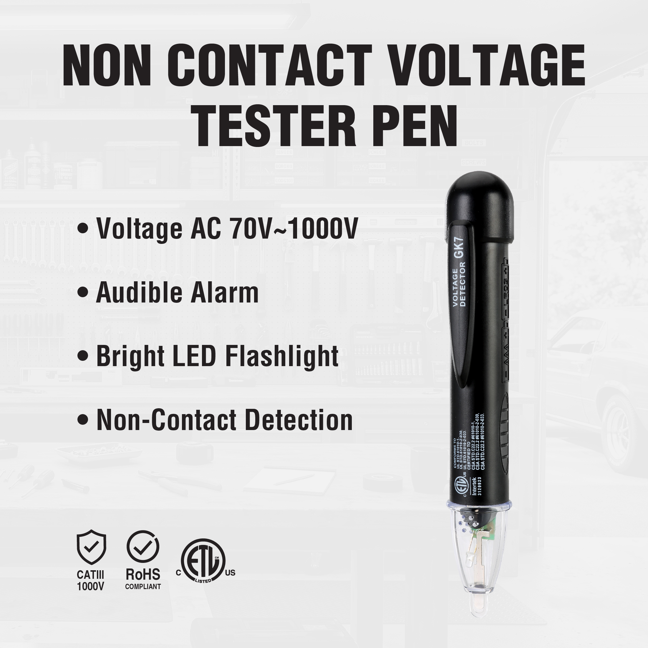 Hyper Tough 3-Piece Electrical Tester Kit photo 8