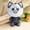 Dark Gray, variant on Cameland Crossing Dressing Puppy Cute Pet Dog Doll Cute Pet Plush Doll Soft And Cute Suitable Lovers Children Family And Friend As A Gift
