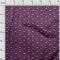 thumbnail image 3 of oneOone Viscose Jersey Purple Fabric Bird Diy Clothing Quilting Fabric Print Fabric By Yard 60 Inch Wide, 3 of 5