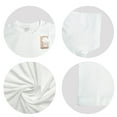 thumbnail image 3 of Maks Men's 100% Cotton 3 Pack Pre-Washed Ultra Soft Multipack Crew Neck Premium T-Shirts Undershirts, 3 of 5