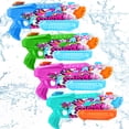 thumbnail image 1 of Water Gun Fikamd, paquete de 4 unidades, 600 ml, lanzadores de chorros para niños y adultos, 1 of 7