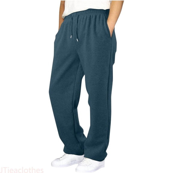 JTieaclothes Kids Little Boys Sweatpants Wide Straight Leg Pants Sweatpants Joggers Pants High Waisted Pants With Pockets,Boys Pants Sizes 5-6 Years
