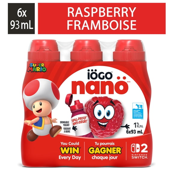 iÖGO nanö Drinkable Raspberry Yogurt 1%