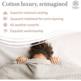 thumbnail image 7 of Threadmill Home Linen Blanket - Modern, Cozy, Lightweight, Criss Cross Cotton Bed Blanket, King Size, 7 of 7