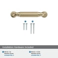 thumbnail image 4 of Amerock Cowrie 3 inch (76mm) Center-to-Center Golden Champagne Cabinet Pull, 4 of 6