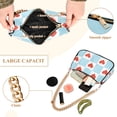 thumbnail image 2 of FORMRS Womens Shoulder Bag with Chain Strap Clutch Purse Cute Tote Handbag, Light Blue Checkered Heart, 2 of 7