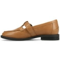 thumbnail image 3 of Journee Womens Corina Round Toe Buckle Detail Block Heel Comfort Mary Jane Loafer, 3 of 10