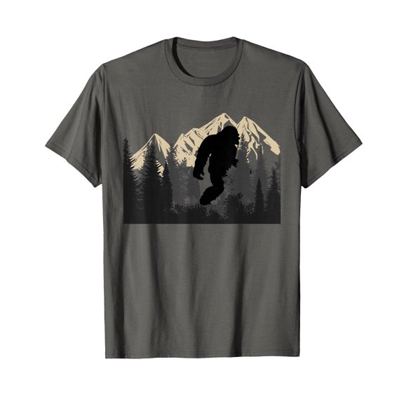 Bigfoot Sasquatch Design T-Shirt for Hiking Lovers, Perfect for Outdoor Adventures