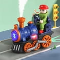 thumbnail image 2 of EducationRetro Children's Train Battery Powered Omnidirectional with Music Lights and Effects for Toddlers, 2 of 5