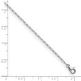 thumbnail image 2 of Solid 950 Platinum 1.4mm Thin Paperclip Chain Necklace 16-24 Inch Chain Necklace for Women and Men, 2 of 2