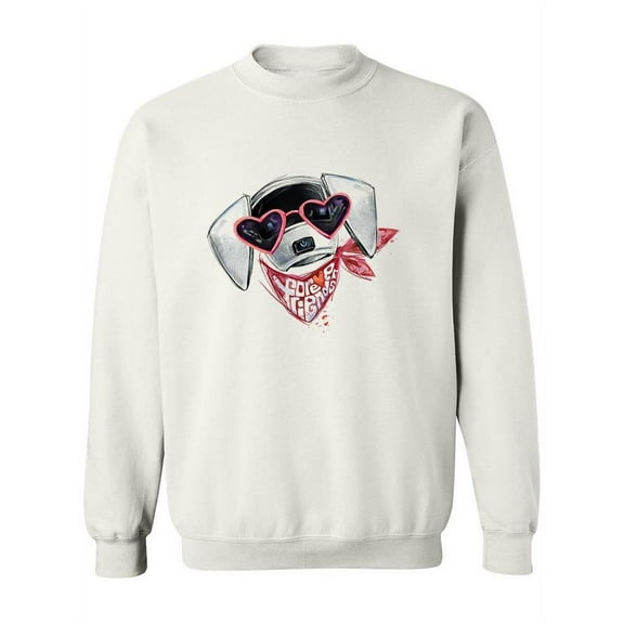 Robotic Puppy Design Sweatshirt Women -Image by Shutterstock, Female XX-Large