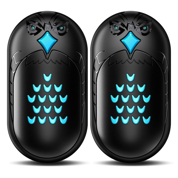 Calentadores de manos GUKAUT recargables, 6000 mAh, 20 horas, 2 unidades