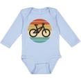thumbnail image 3 of Inktastic Bicycle Vintage Cyclist Sunset Boys or Girls Long Sleeve Baby Bodysuit, 3 of 5