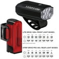 thumbnail image 2 of Lezyne Lite Drive 1200+ / Strip Drive Pro 400+ Pair Light Set, 2 of 7