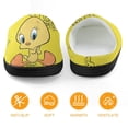 thumbnail image 5 of Kids Slippers Looney Tunes Tweety House Slippers Warm Soft Plush Slipper Anti-Slip Winter House Shoes for Boys Girls, 5 of 7