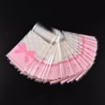 thumbnail image 4 of 50 piezas de 7*10 cm/7*7 cm, bonitos paquetes de regalo para pasteles con diseño de lazo rosa, bolsas de OPP, bolsas de plástico para galletas, dulces, suministros para fiestas de bodas, 4 of 5