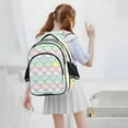 thumbnail image 6 of ALAZA Cartoon Scale Pattern School Backpack Elementary Bag Bookbag Travel Rucksack, 6 of 6