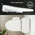 thumbnail image 5 of BidetMate 3000 Series Smart Toilet Seat with Bidet Adjustable & Self-Cleaning Heated Bidet, 5 of 12