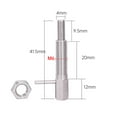 thumbnail image 3 of Retractable Indexing Spring Plunger L Handle Accessory Fastener Replacement with M6, 3 of 9
