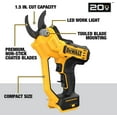 thumbnail image 3 of DEWALT 20V MAX Cordless Pruner 1-1/2” Hand Pruner & Lopper with Non Stick Blades, 3 of 6