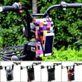 thumbnail image 4 of GLFILL Sac de Rangement pour Vélo Sac de Rangement Portable 25*16.5cm Résistant aux Intempéries pour Vélos Toile Détachable Rayures Zèbre, 4 of 6