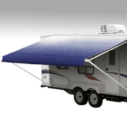 ShadePro RV Awning Fabric Replacement Premium Grade Vinyl 10' Slate Blue (Fabric length 9'2")