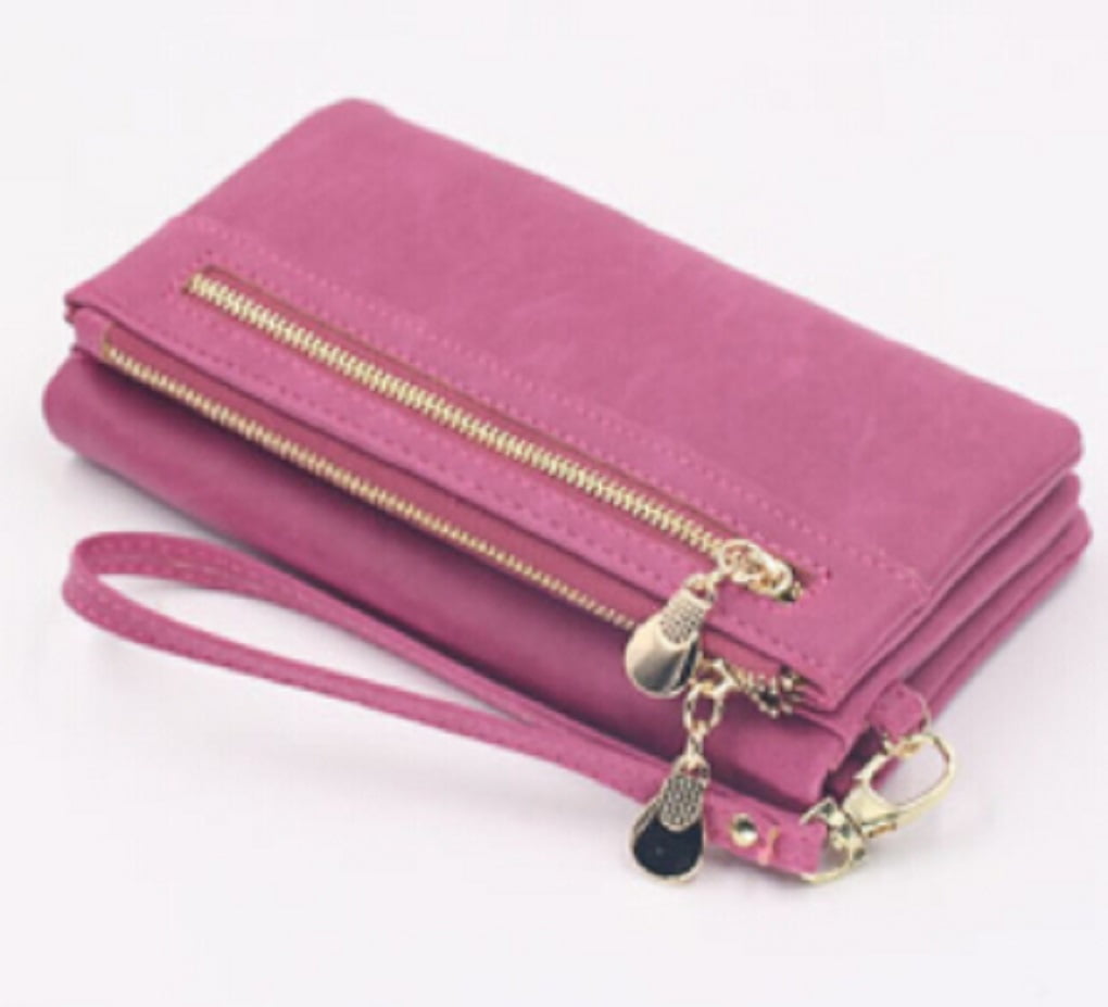 Smash Kaap Voorwoord Women Clutch PU Leather Wallet Long Card Case Holder Phone Bag Zipper Purse  - Walmart.com