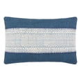 thumbnail image 2 of Surya Lola LL-007 14"Hx22"W Lumbar Cotton Pillow Kit in Cream/Pale Blue/Navy, 2 of 7