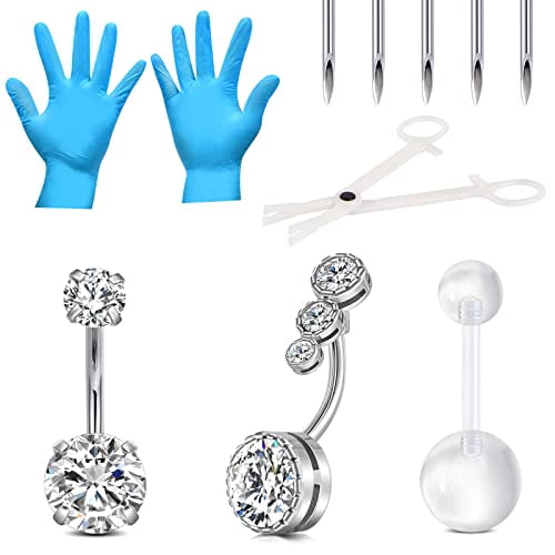 Walmart belly button piercing kit sale